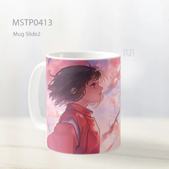 Chihiro Sakura Mekar Tenang Mug MSTP0413 - All-side / Desain