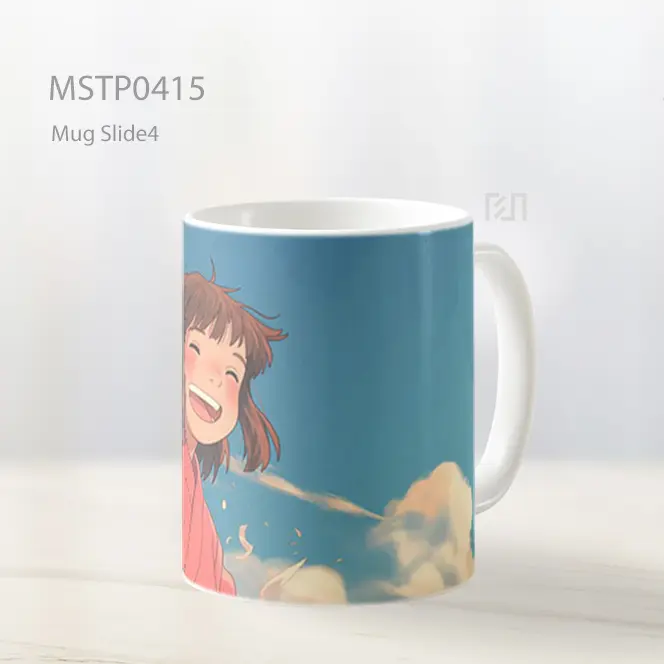 Chihiro Spirited Away Tersenyum Mug MSTP0415