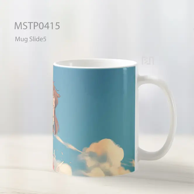 Chihiro Spirited Away Tersenyum Mug MSTP0415 - All-side / Desain
