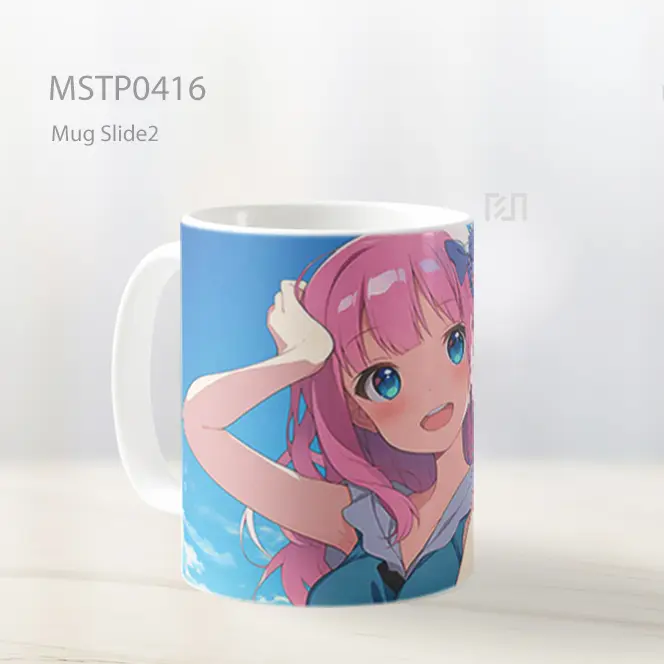 Chika Fujiwara Anime Senyum Mug MSTP0416 - All-side / Desain
