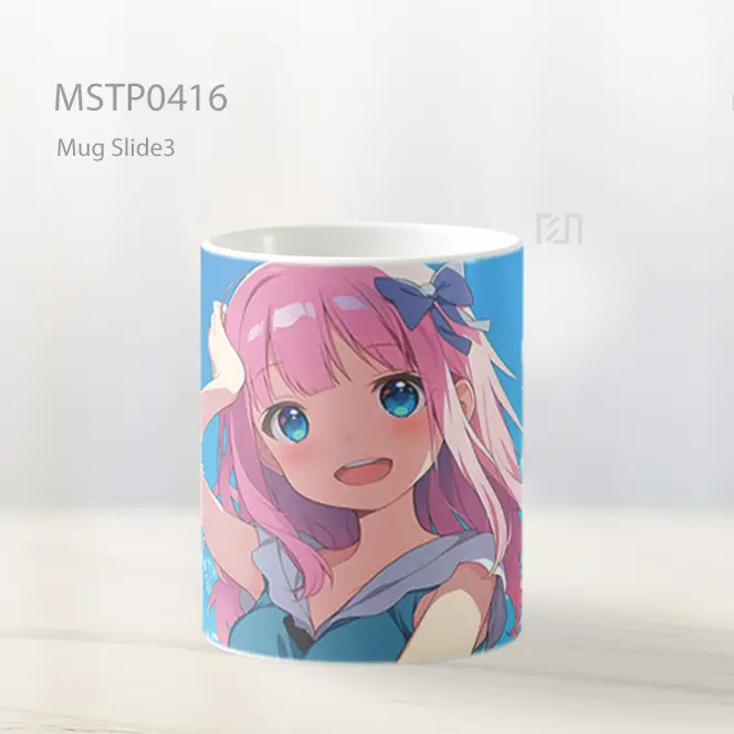 Chika Fujiwara Anime Senyum Mug MSTP0416 - All-side / Desain