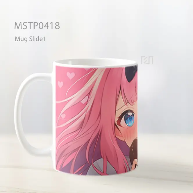 Chika Fujiwara Hati Lucu Mug MSTP0418 - All-side / Desain