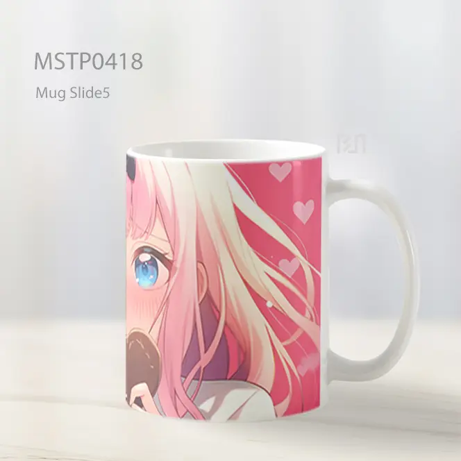 Chika Fujiwara Hati Lucu Mug MSTP0418 - All-side / Desain