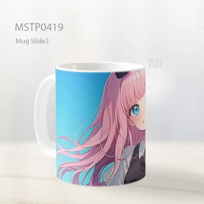 Chika Fujiwara Kedip Mata Mug MSTP0419 - All-side / Desain
