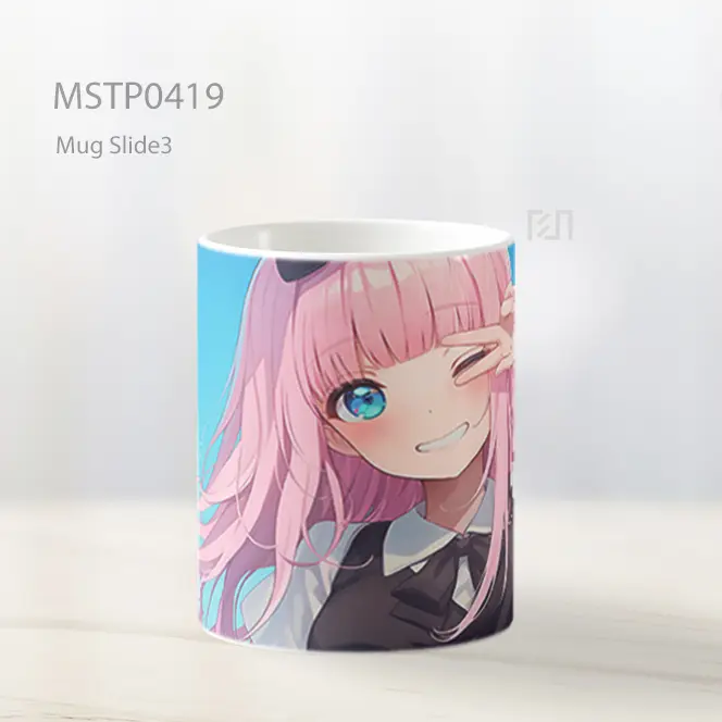 Chika Fujiwara Kedip Mata Mug MSTP0419 - All-side / Desain