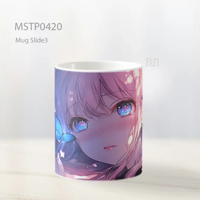 Chika Fujiwara Kupu Kupu Mug MSTP0420 - All-side / Desain