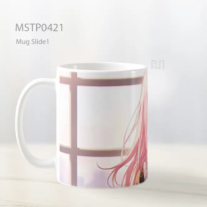 Chika Fujiwara Valentine Cookie Mug MSTP0421 - All-side / Desain