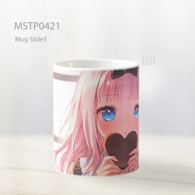 Chika Fujiwara Valentine Cookie Mug MSTP0421 - All-side / Desain