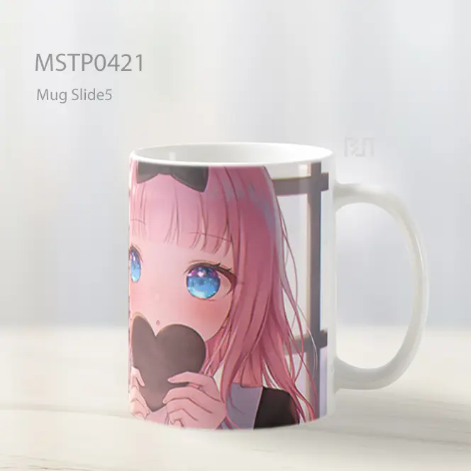 Chika Fujiwara Valentine Cookie Mug MSTP0421 - All-side / Desain