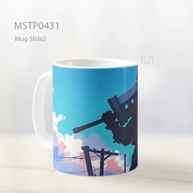 Cloud Strife Buster Skyline Art Mug MSTP0431 - All-side / Desain