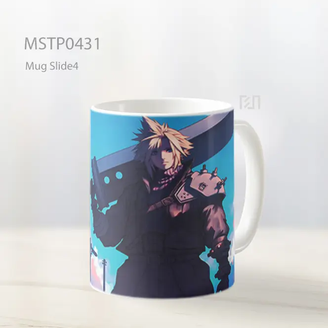 Cloud Strife Buster Skyline Art Mug MSTP0431
