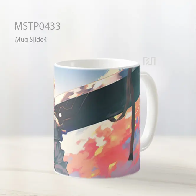 Cloud Strife Sunset Battle Ready Mug MSTP0433