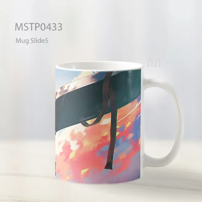 Cloud Strife Sunset Battle Ready Mug MSTP0433 - All-side / Desain