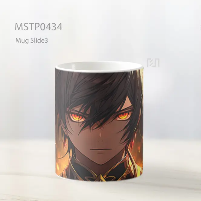 Code Geass Lelouch Mata Bersinar Mug MSTP0434 - All-side / Desain