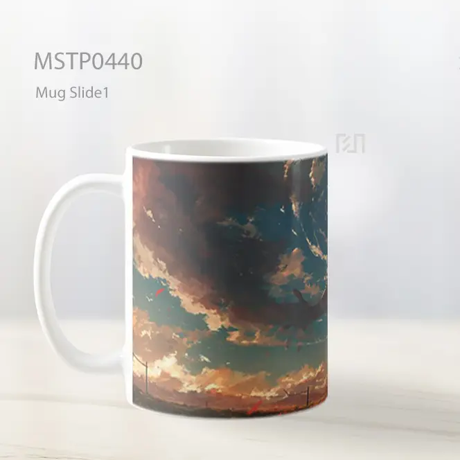 Colossal Titan Attack On Titan Scenery Mug MSTP0440 - All-side / Desain