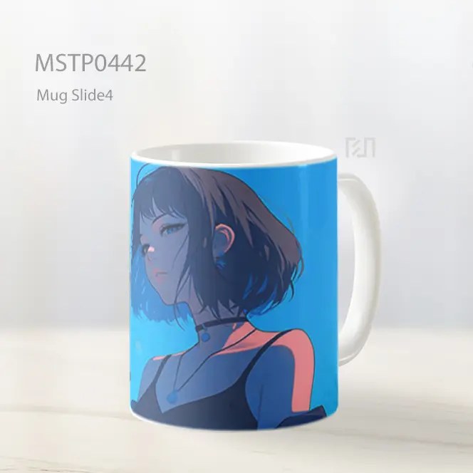Cool Anime Baddie Girl Merokok Mug MSTP0442