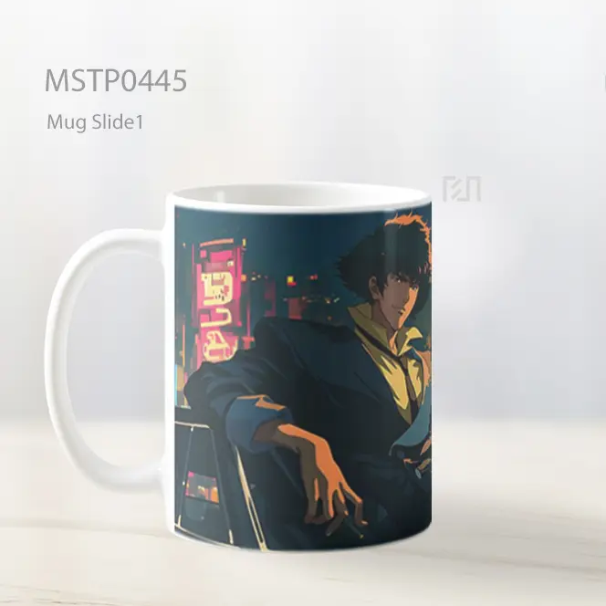 Cowboy Bebop Retro Spike Mug MSTP0445 - All-side / Desain