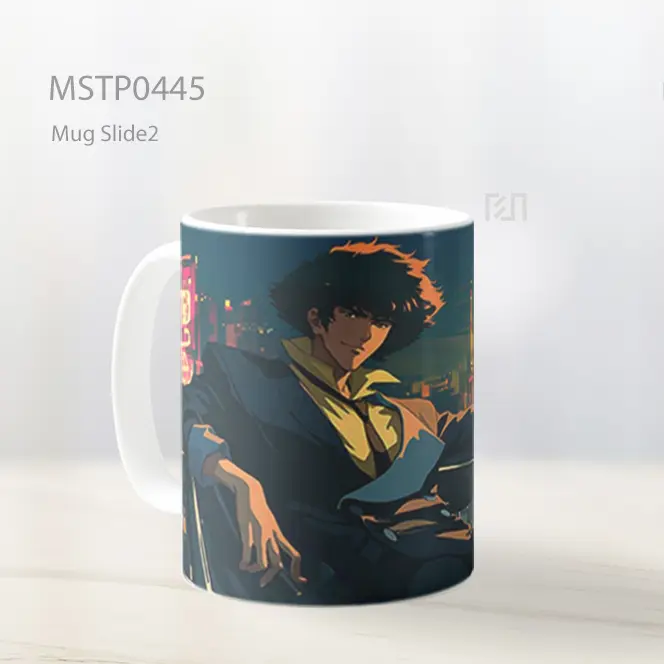 Cowboy Bebop Retro Spike Mug MSTP0445 - All-side / Desain