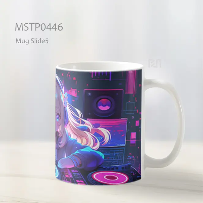 Cute Anime Dj Console Mug MSTP0446 - All-side / Desain