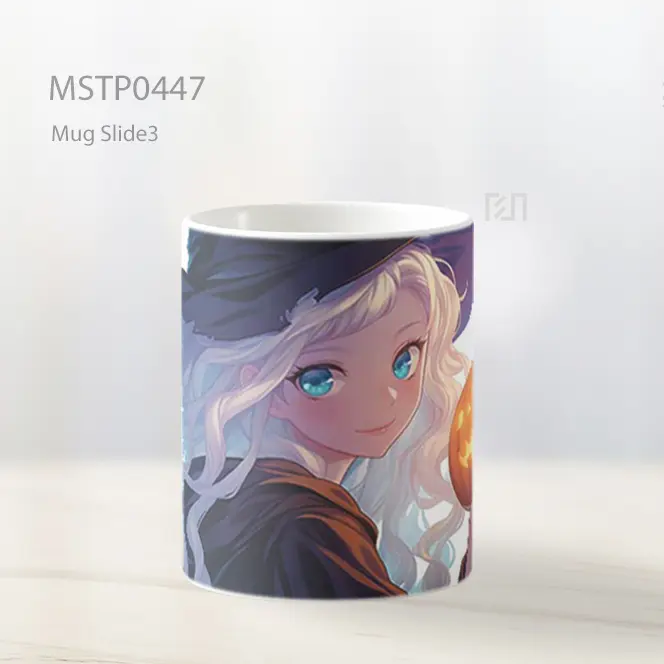 Cute Anime Girl Halloween Mug MSTP0447 - All-side / Desain