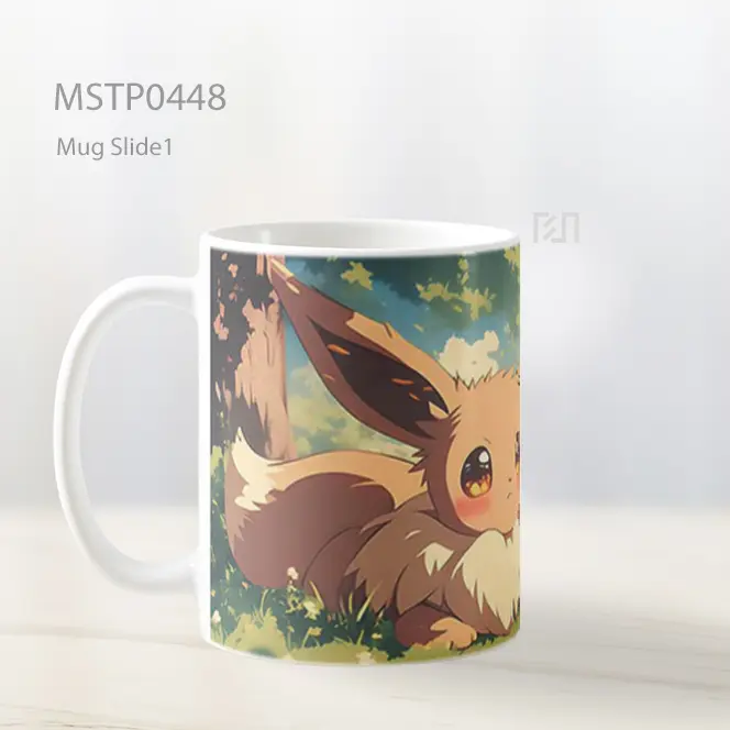 Cute Eevee Anime Landscape Mug MSTP0448 - All-side / Desain