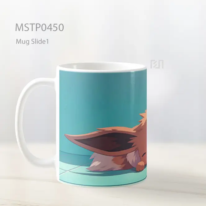 Cute Eevee Gaya Anime Mug MSTP0450 - All-side / Desain
