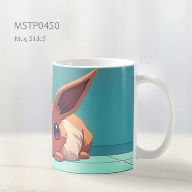 Cute Eevee Gaya Anime Mug MSTP0450 - All-side / Desain