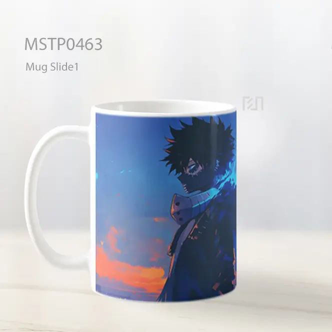 Dabi My Hero Academia Dengan Aura Penjahat Mug MSTP0463 - All-side / Desain