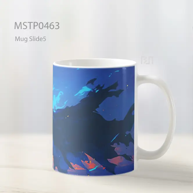Dabi My Hero Academia Dengan Aura Penjahat Mug MSTP0463 - All-side / Desain