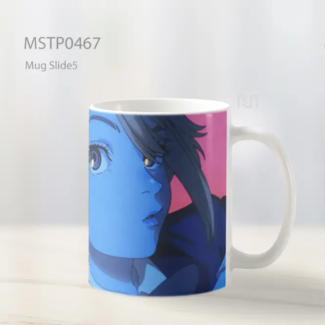 Dandadan Biru Aira Shiratori Anime Mug MSTP0467 - All-side / Desain