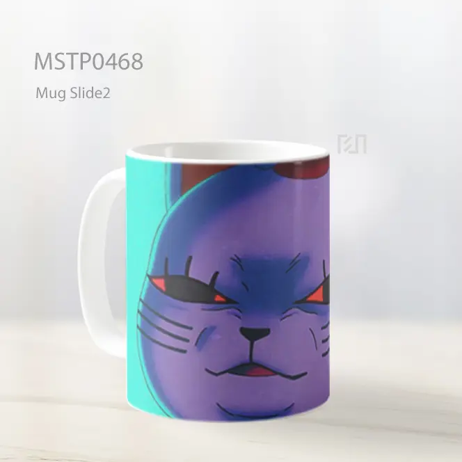 Dandadan Cool Turbo Granny Bentuk Kucing Mug MSTP0468 - All-side / Desain