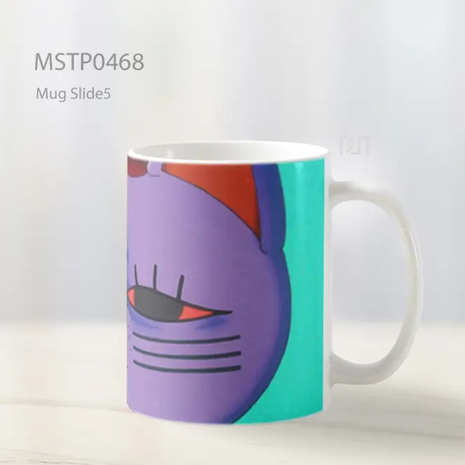 Dandadan Cool Turbo Granny Bentuk Kucing Mug MSTP0468 - All-side / Desain