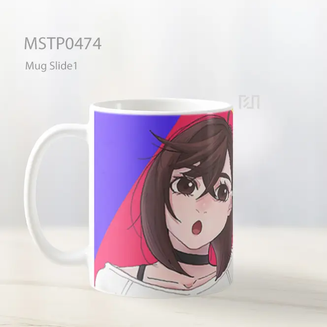 Dandadan Momo Ayase Mug MSTP0474 - All-side / Desain