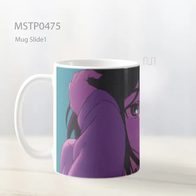 Dandadan Momo Bubblegum Violet Mug MSTP0475 - All-side / Desain