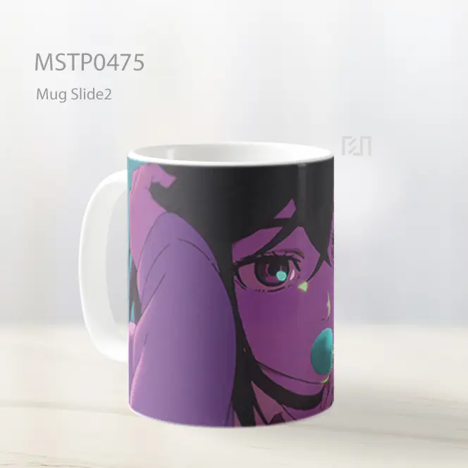 Dandadan Momo Bubblegum Violet Mug MSTP0475 - All-side / Desain