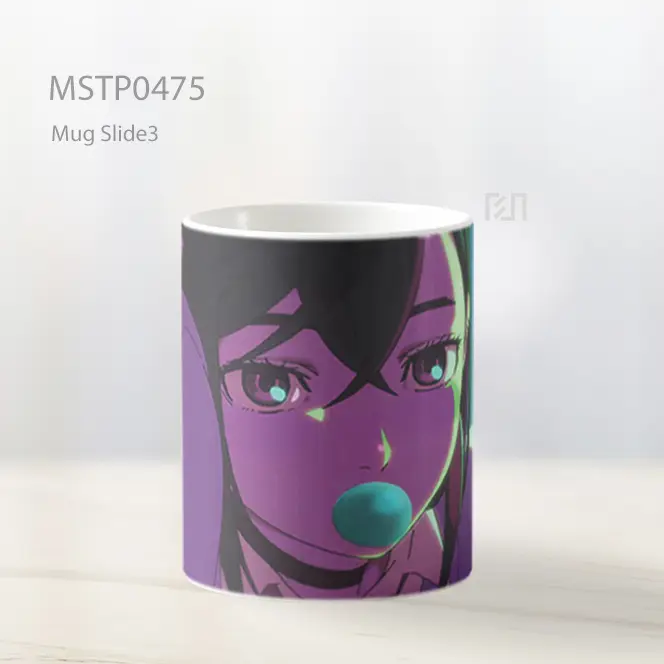 Dandadan Momo Bubblegum Violet Mug MSTP0475 - All-side / Desain