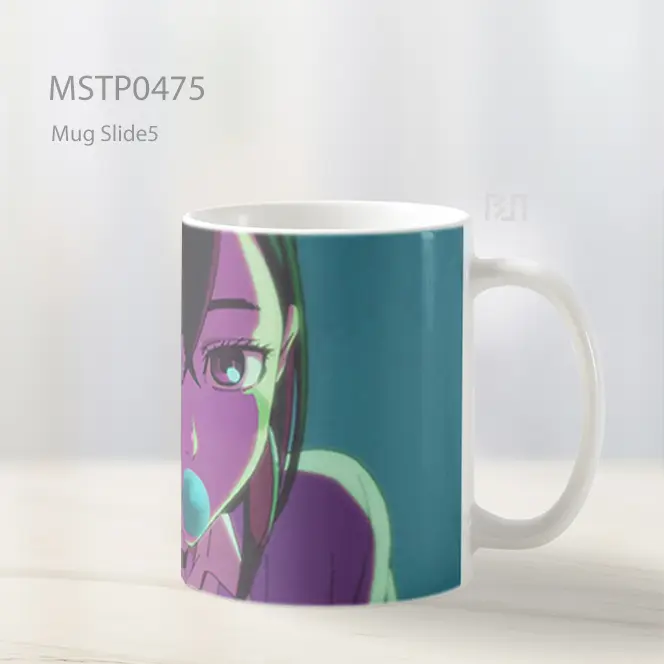 Dandadan Momo Bubblegum Violet Mug MSTP0475 - All-side / Desain