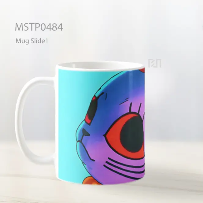 Dandadan Turbo Granny Bentuk Kucing Mug MSTP0484 - All-side / Desain