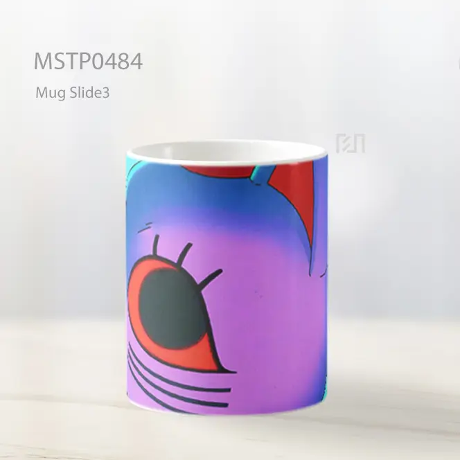 Dandadan Turbo Granny Bentuk Kucing Mug MSTP0484 - All-side / Desain