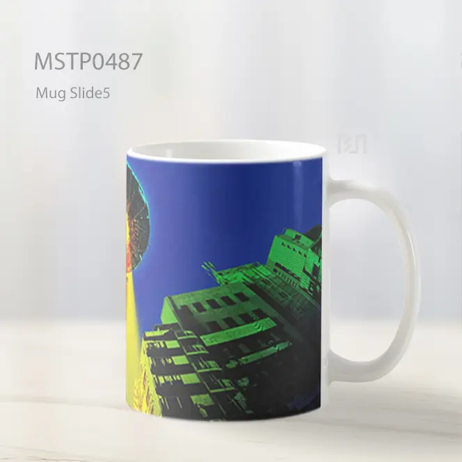 Dandadan Ufo Pemindahan Sapi Mug MSTP0487 - All-side / Desain