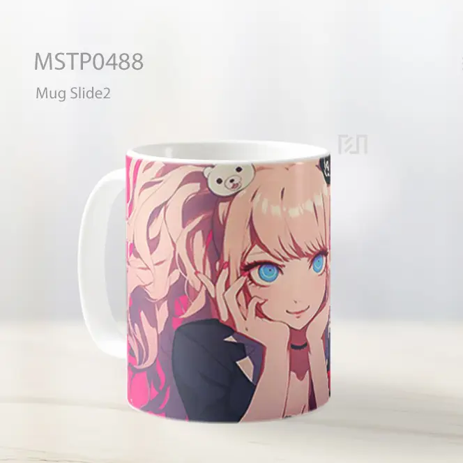 Danganronpa Junko Enoshima Keputusasaan Maniak Mug MSTP0488 - All-side / Desain