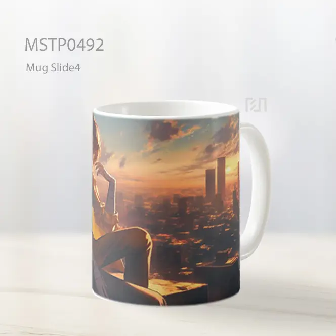 Dazai Osamu Sunset Rooftop Mug MSTP0492