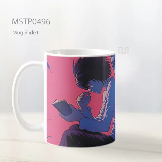 Death Note L And Ryuk Buku Mug MSTP0496 - All-side / Desain