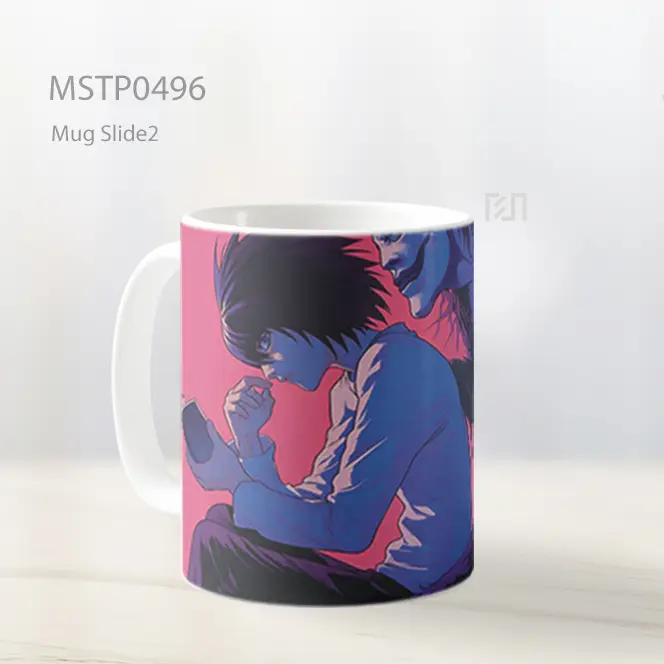 Death Note L And Ryuk Buku Mug MSTP0496 - All-side / Desain