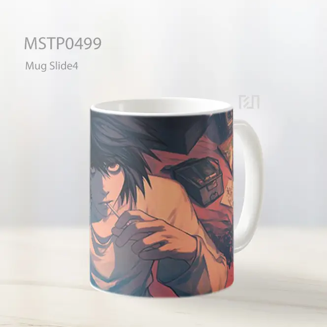 Death Note L Dengan Lollipop Mug MSTP0499