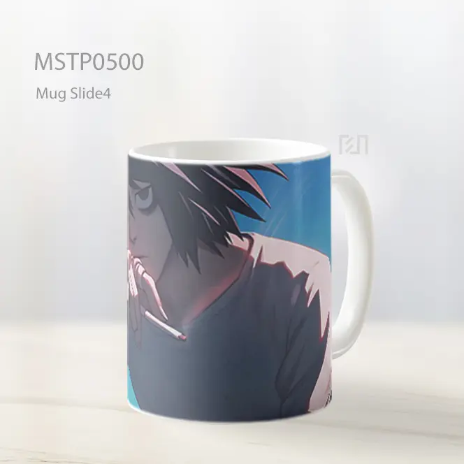 Death Note L Gaya Seni Mug MSTP0500