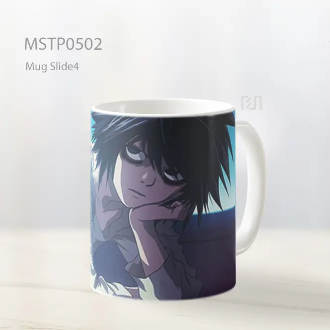 Death Note L Pose Penuh Pikiran Mug MSTP0502