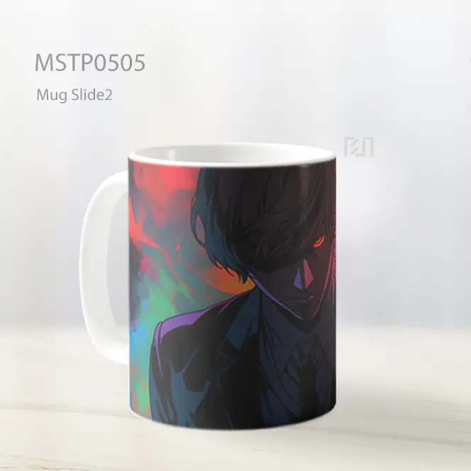 Death Note Light Yagami Warna Warni Mug MSTP0505 - All-side / Desain