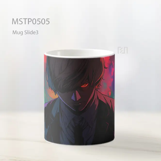 Death Note Light Yagami Warna Warni Mug MSTP0505 - All-side / Desain