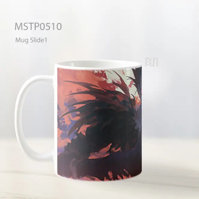 Death Note Ryuk Godaan Apel Mug MSTP0510 - All-side / Desain